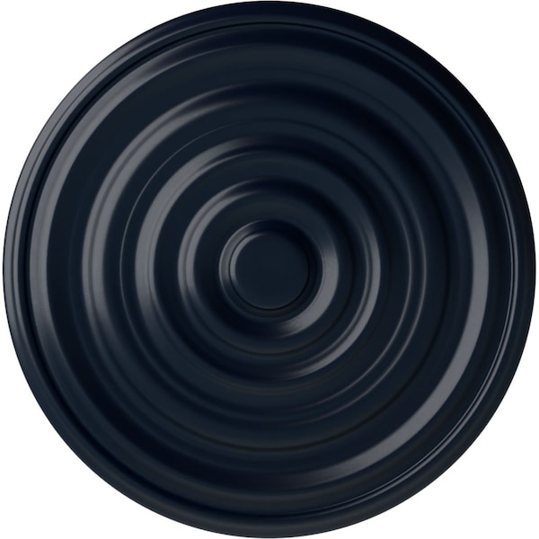 Ekena Millwork Carton Ceiling Medallion (For Canopies up to 3 3/4"), 17 3/4"OD x 1 3/8"P, Midnight Dream CM18CAMDF - main